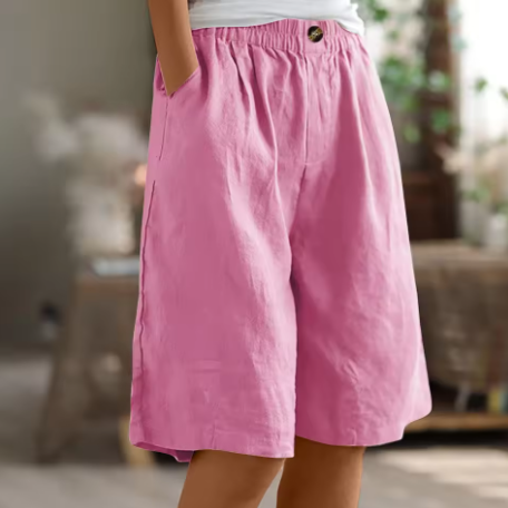 Leah | Women's Casual Wide Leg Bermuda Shorts