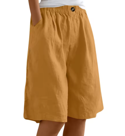 Leah | Women's Casual Wide Leg Bermuda Shorts