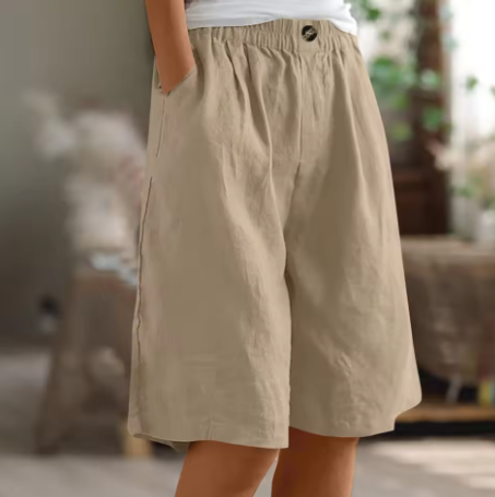 Leah | Women's Casual Wide Leg Bermuda Shorts
