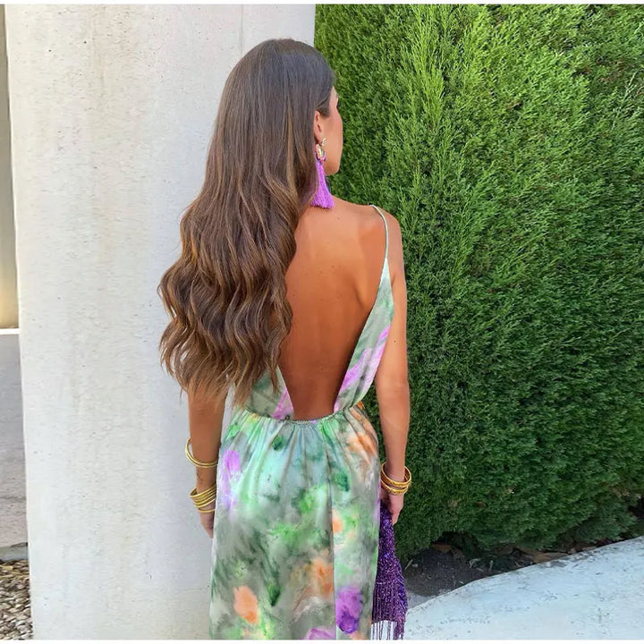 Bridget | Women's Off Shoulder Tie Dye Maxi Dress