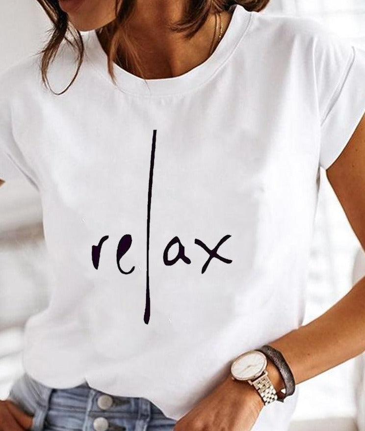 Brenna | Women's Crew Neck Summer T Shirt with Prints