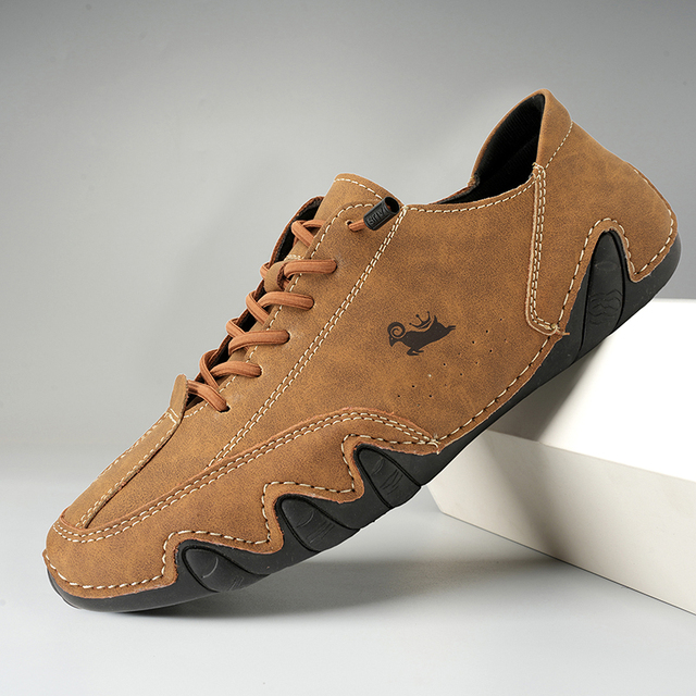 Kaiven | Unisex Barefoot Leather Shoes with Lace-up