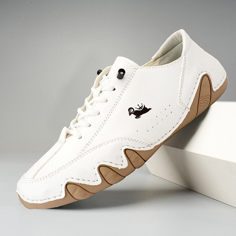 Kaiven | Unisex Barefoot Leather Shoes with Lace-up