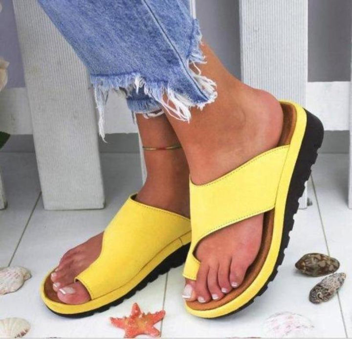 Hannah | Women's Platform Toe Loop Slide Sandals