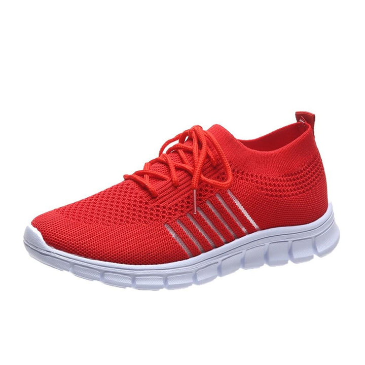 Karen | Women’s Mesh Lace Up Sneakers with Thick Sole