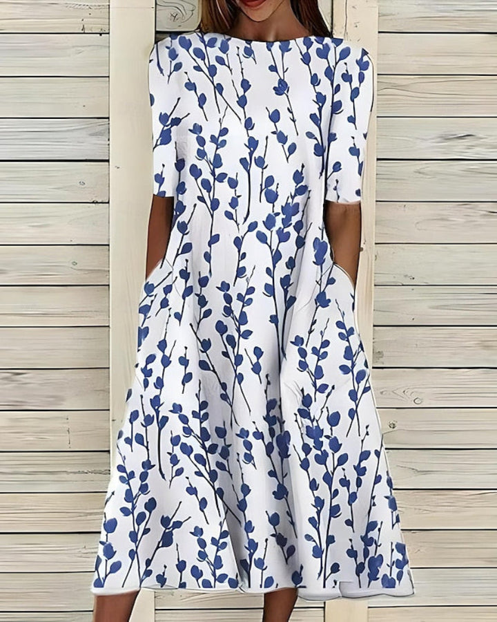Jossie | Women's Floral A-Line Swing Dress