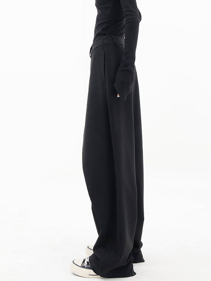 Haven | Women's High Waist Wrap Front Wide Leg Trousers
