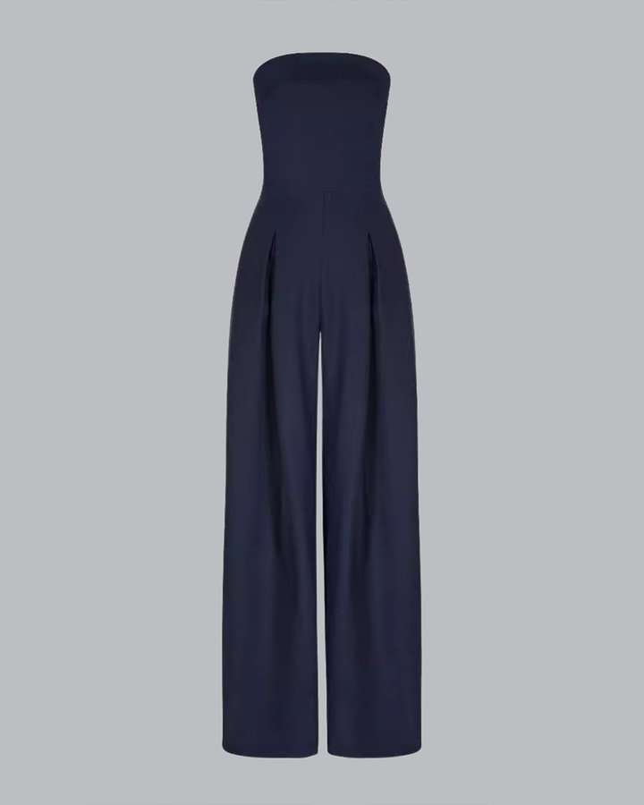 Harlene | Women's Strapless Jumpsuit with Pockets