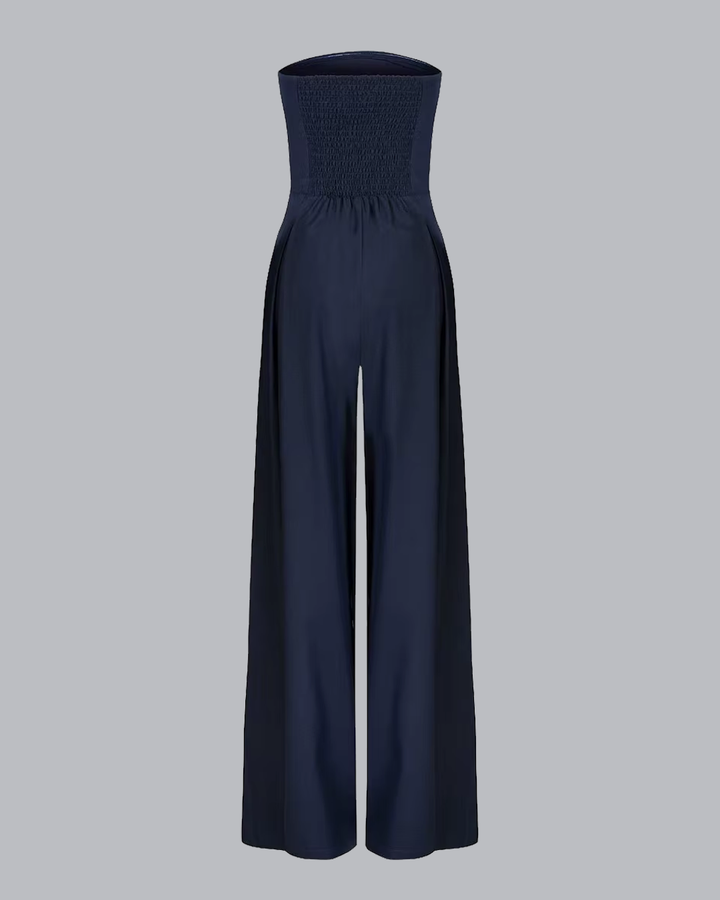 Harlene | Women's Strapless Jumpsuit with Pockets