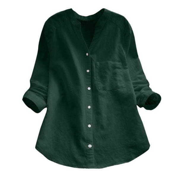 Sarah | Women's Casual Loose Fit V Neck Tunic Blouse