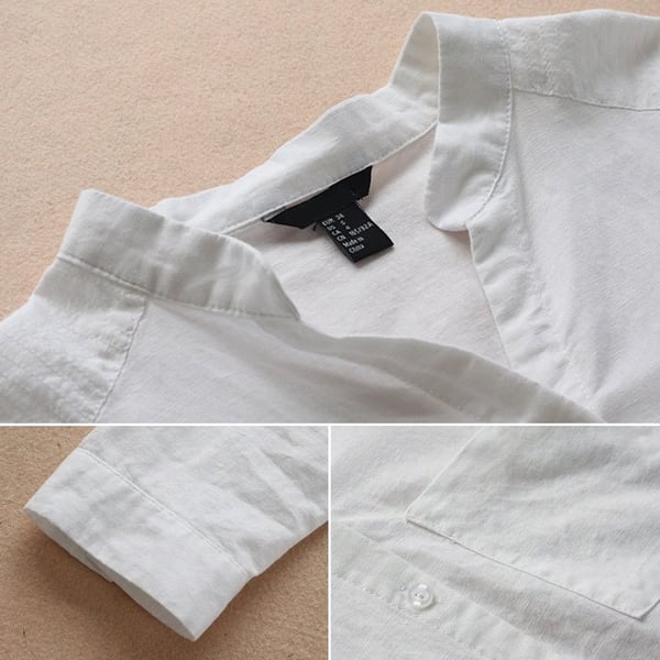 Sarah | Women's Casual Loose Fit V Neck Tunic Blouse