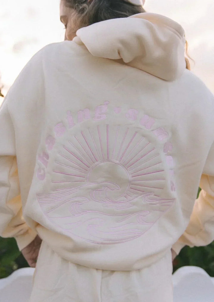 Nadia | Women's Oversized Prinited Beach Pullover Hoodie