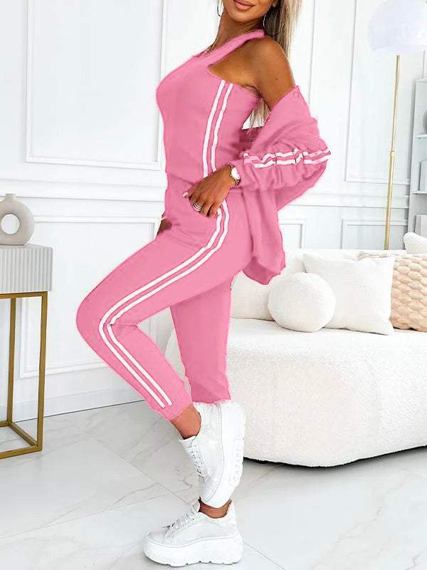 Freya | Women's Striped Three Piece Set