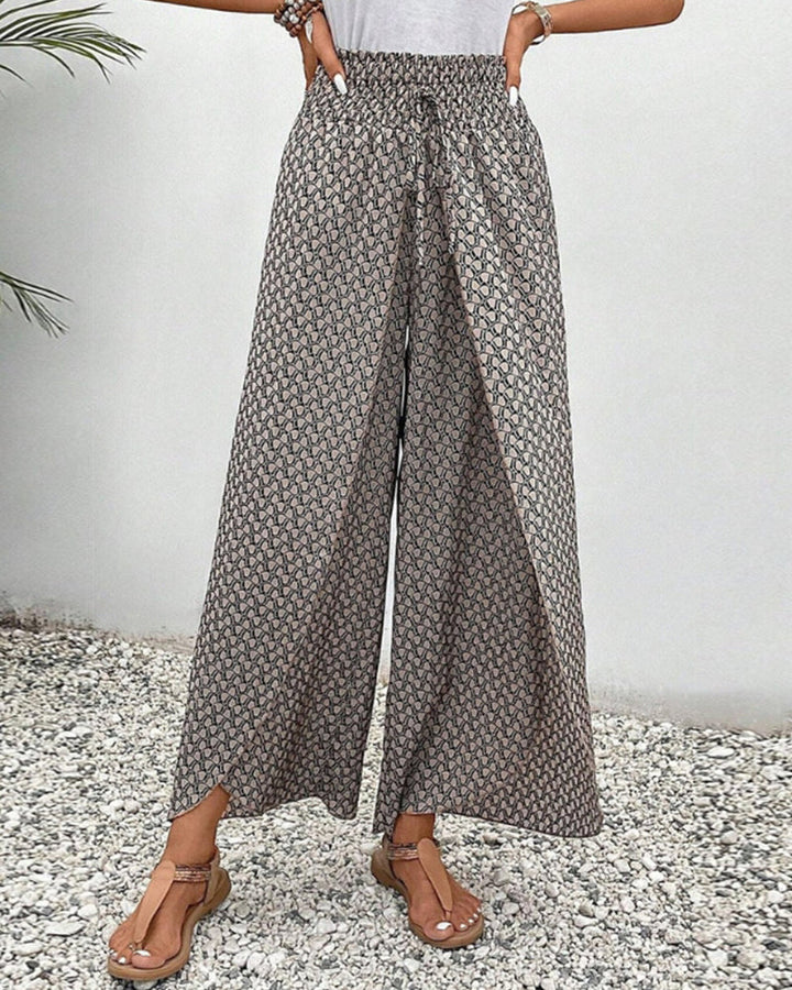 Loraine | Women's High Waisted Wide Leg Palazzo Pants