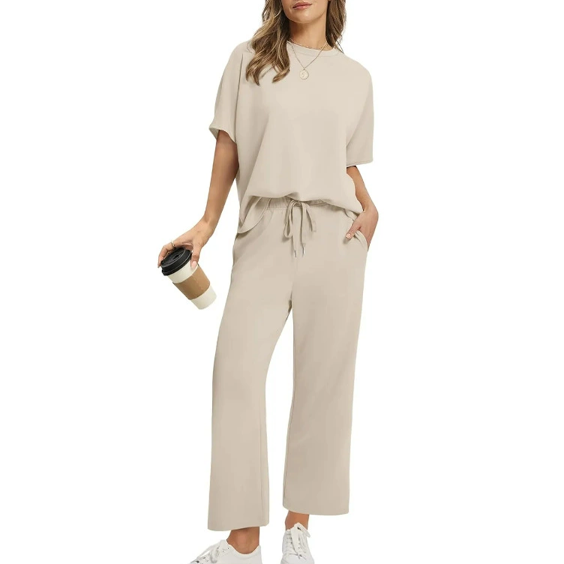 Elise | Women's Casual Top and Pants Set with Drawstring