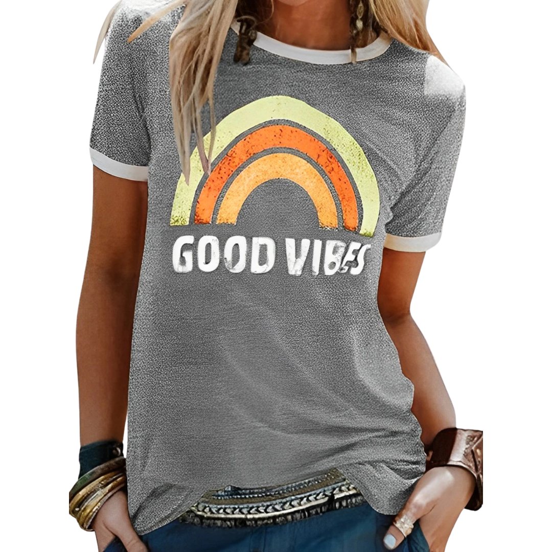Eloise | Women's Vintage Short Sleeve Printed T-Shirt