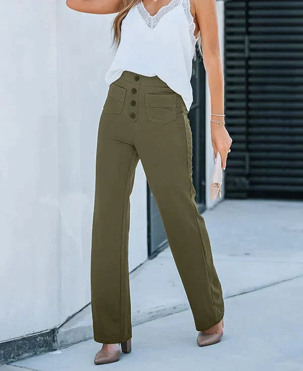 Tallie | Women's High Waisted Wide Leg Pants