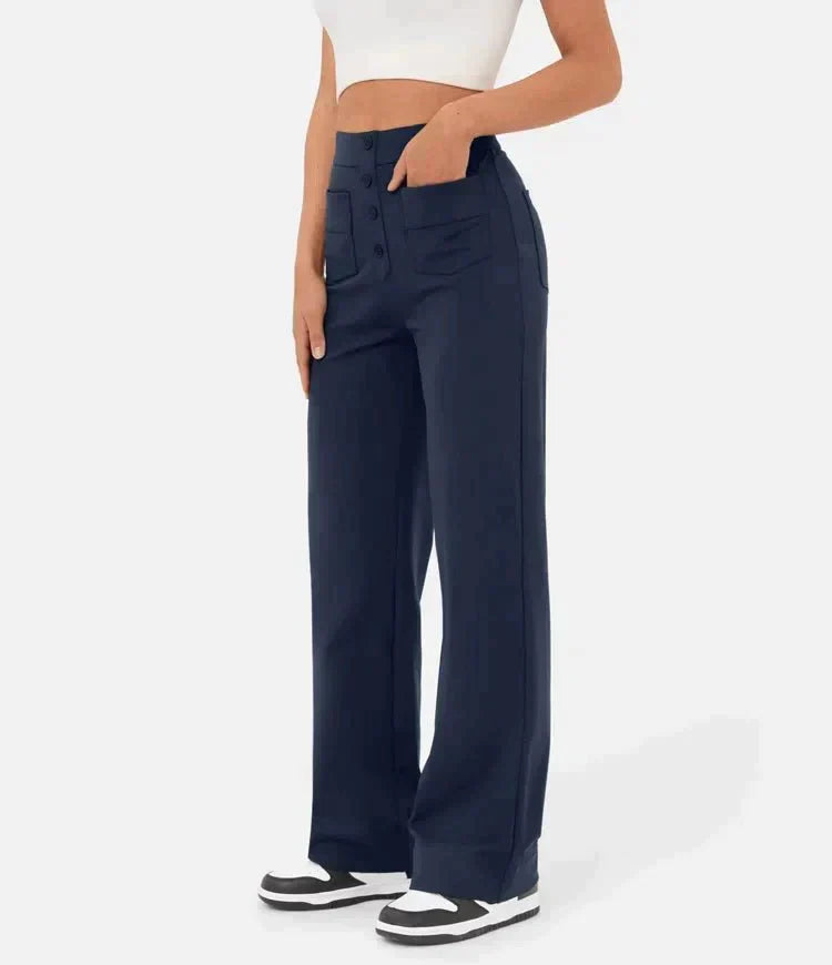 Tallie | Women's High Waisted Wide Leg Pants