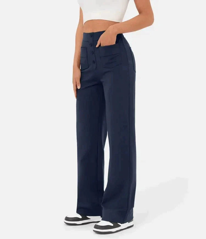 Tallie | Women's High Waisted Wide Leg Pants