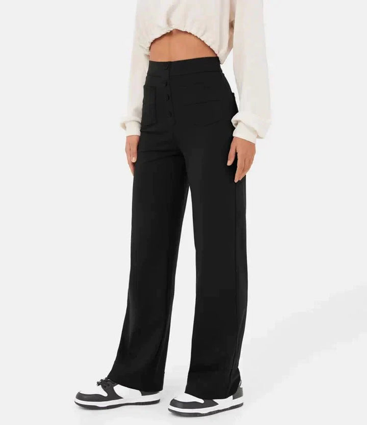 Tallie | Women's High Waisted Wide Leg Pants