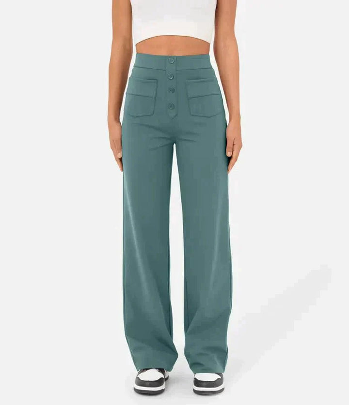 Tallie | Women's High Waisted Wide Leg Pants