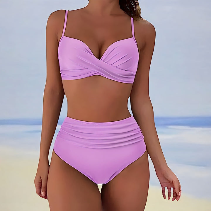 Blaire | Women's High Waist Two Piece Bikini Set