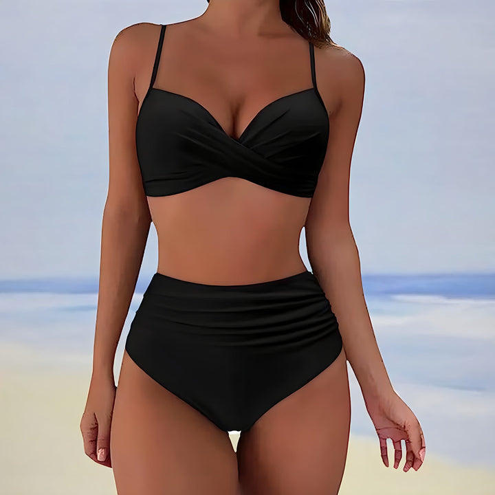 Blaire | Women's High Waist Two Piece Bikini Set