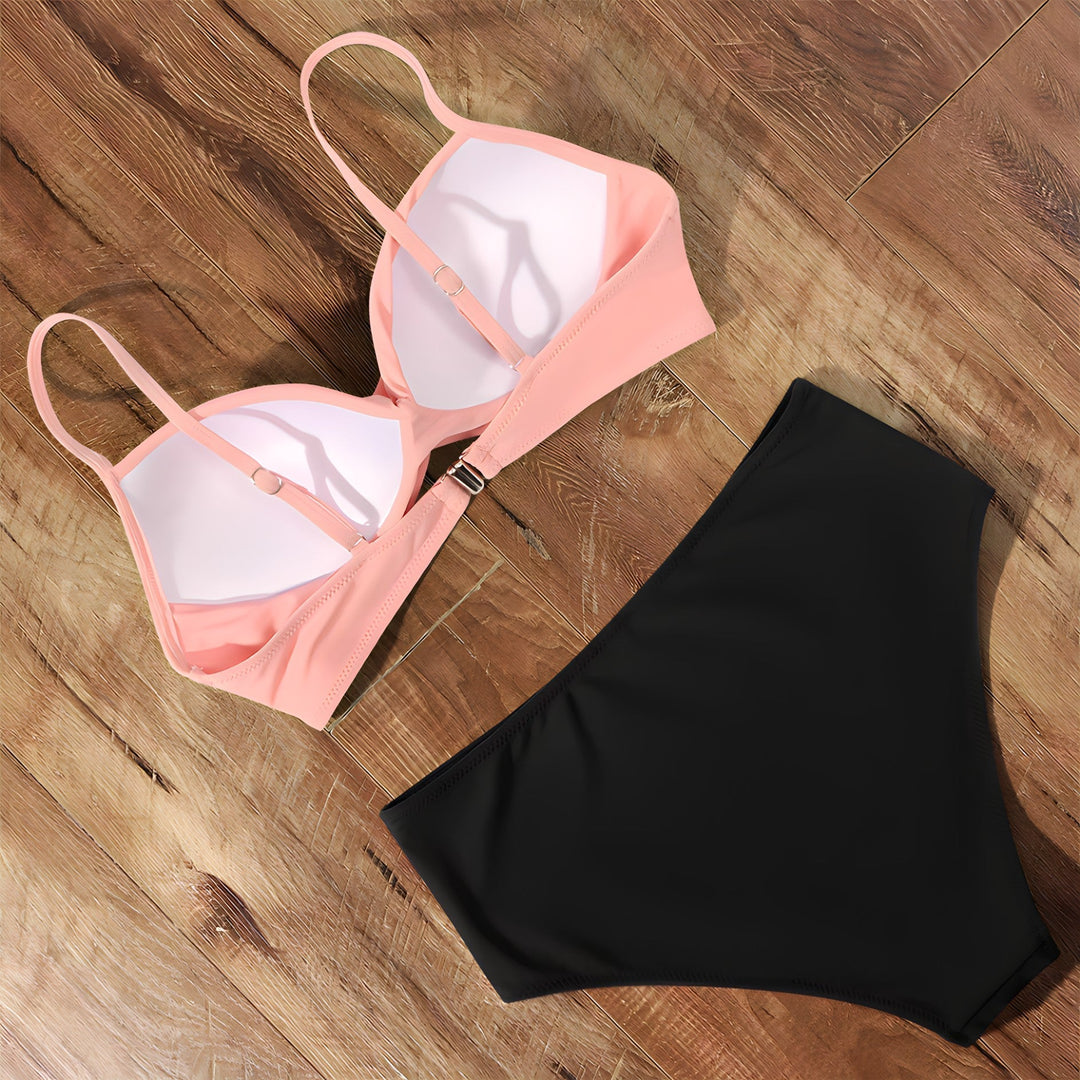 Blaire | Women's High Waist Two Piece Bikini Set