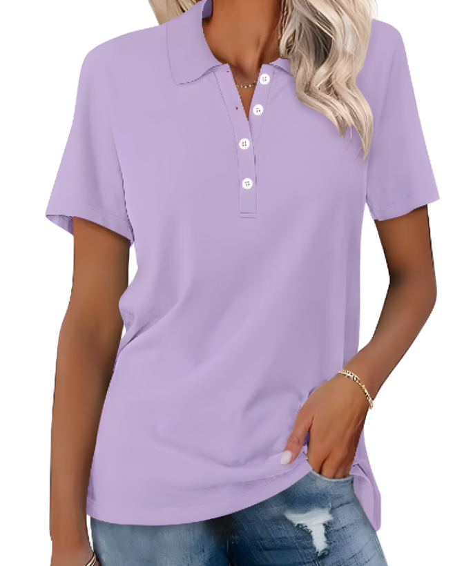 Katie | Women's Classic Short Sleeves Pique Polo Shirt