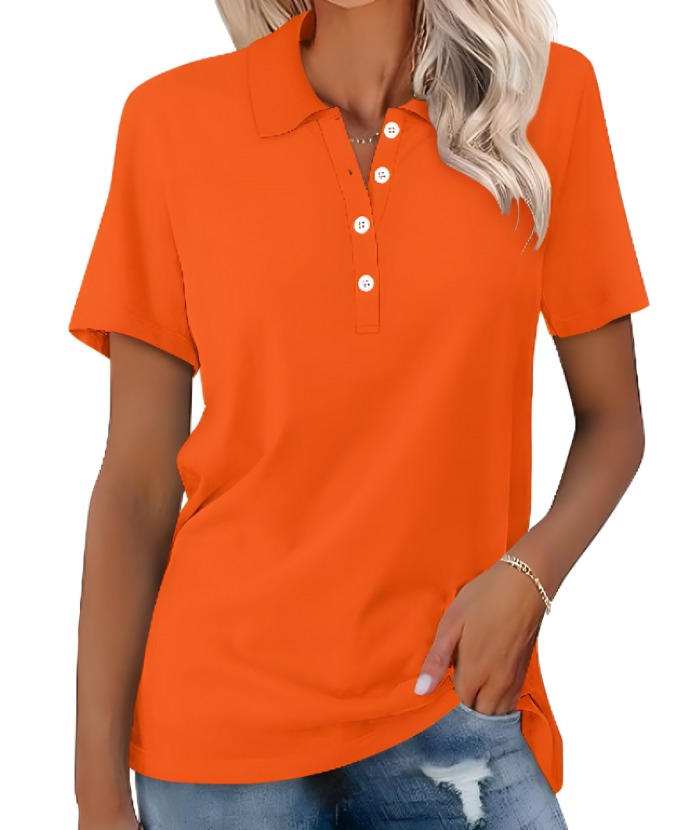 Katie | Women's Classic Short Sleeves Pique Polo Shirt