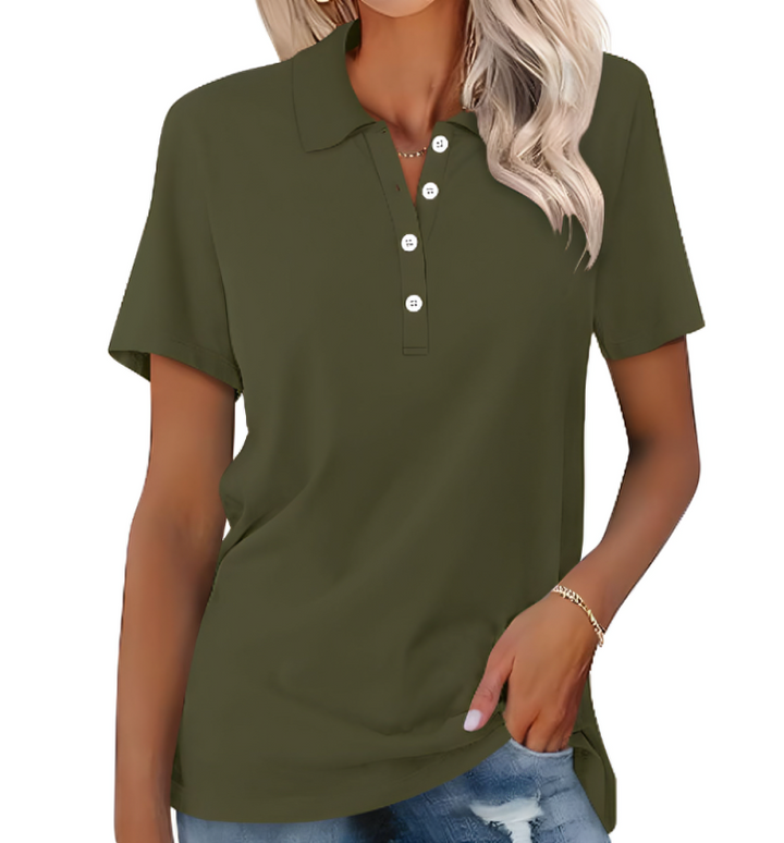 Katie | Women's Classic Short Sleeves Pique Polo Shirt