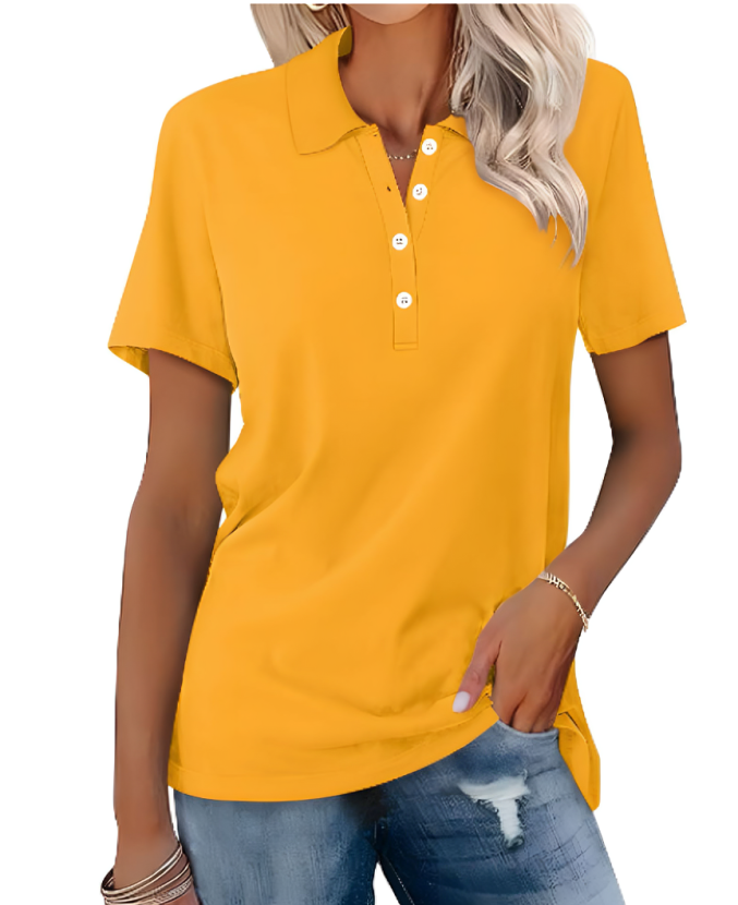 Katie | Women's Classic Short Sleeves Pique Polo Shirt