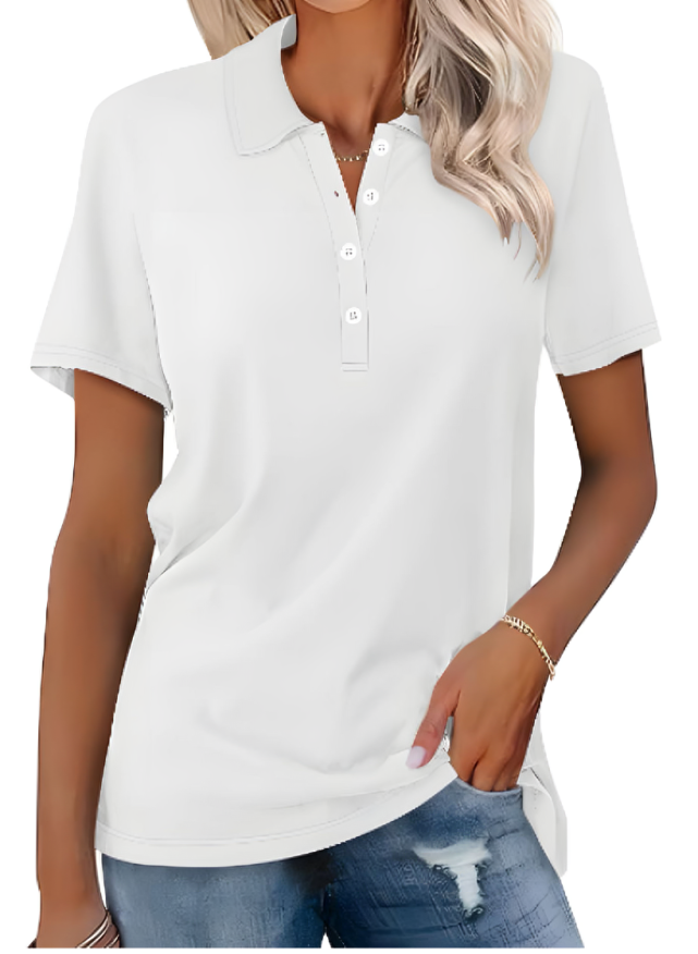 Katie | Women's Classic Short Sleeves Pique Polo Shirt