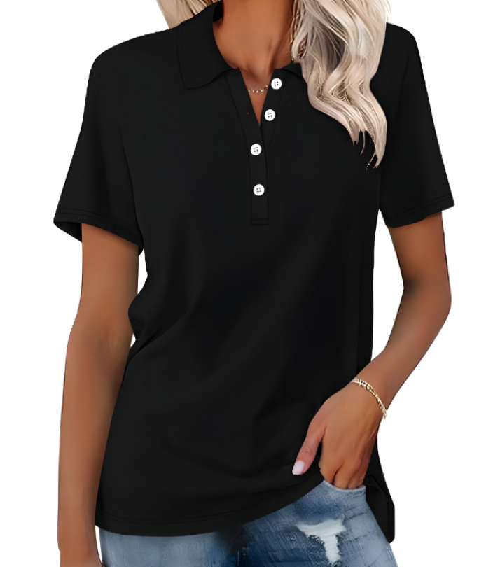 Katie | Women's Classic Short Sleeves Pique Polo Shirt
