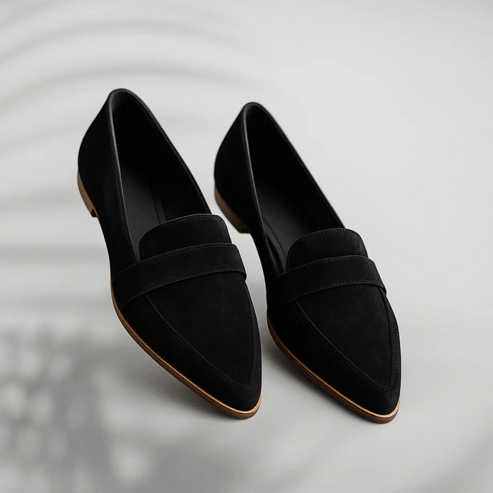 Molly | Women's Orthopedic Suede Moccasin Loafers with Block Heel