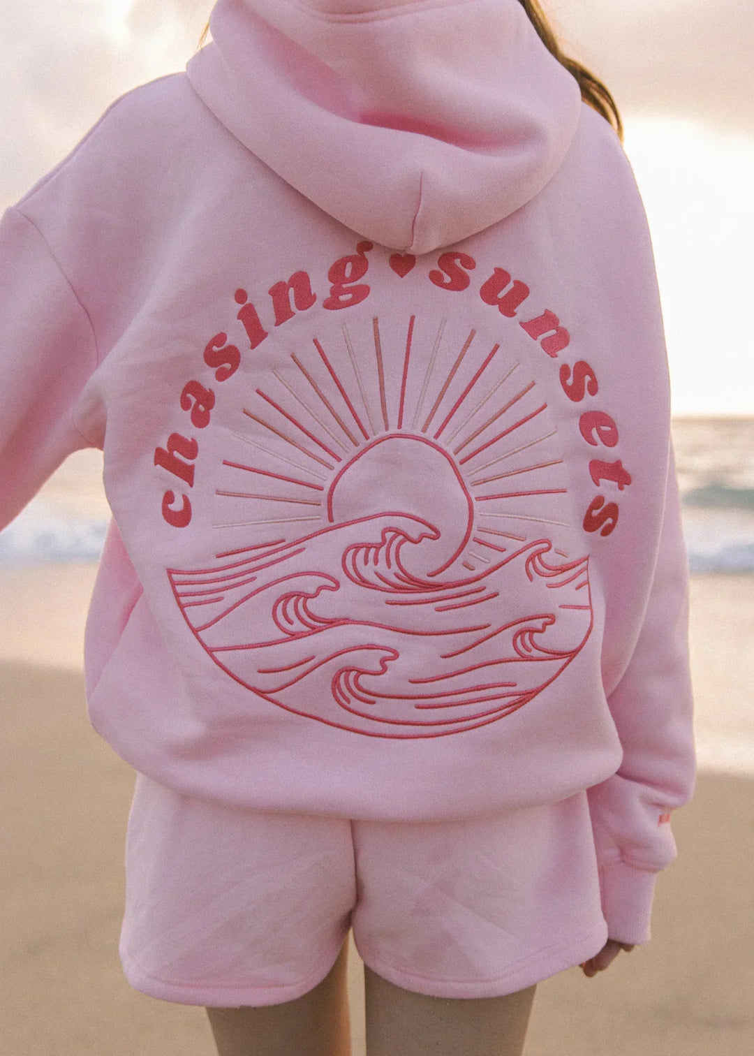 Nadia | Women's Oversized Prinited Beach Pullover Hoodie