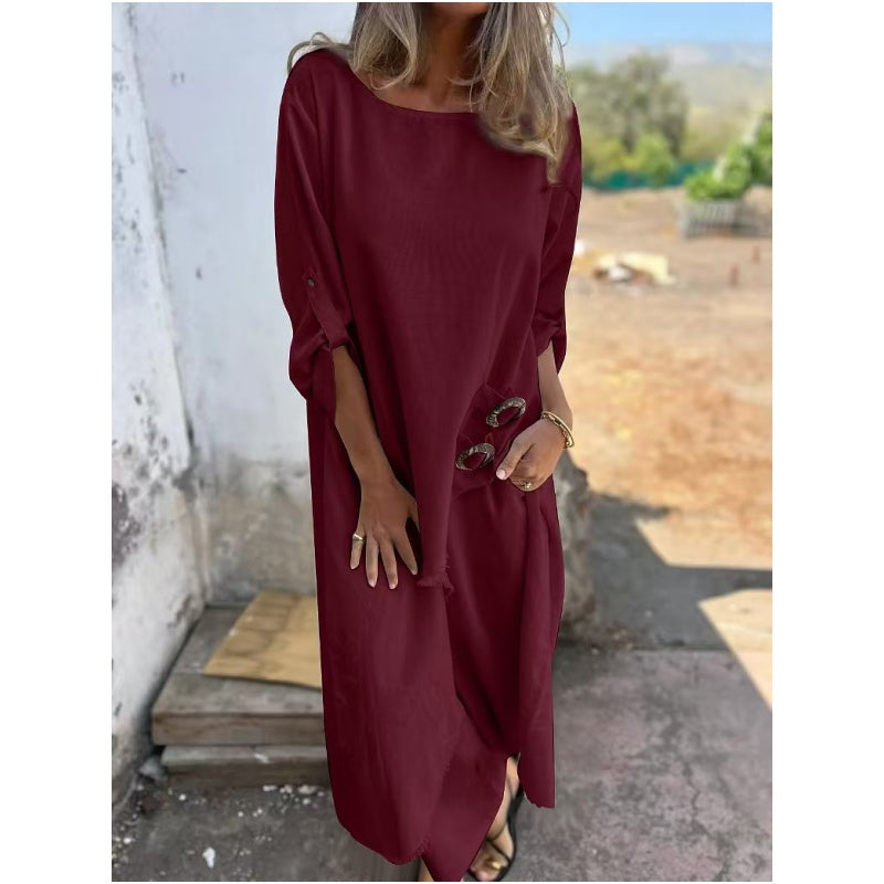 Eleanor | Women's Long Sleeves Robe Style Top and Pants Set