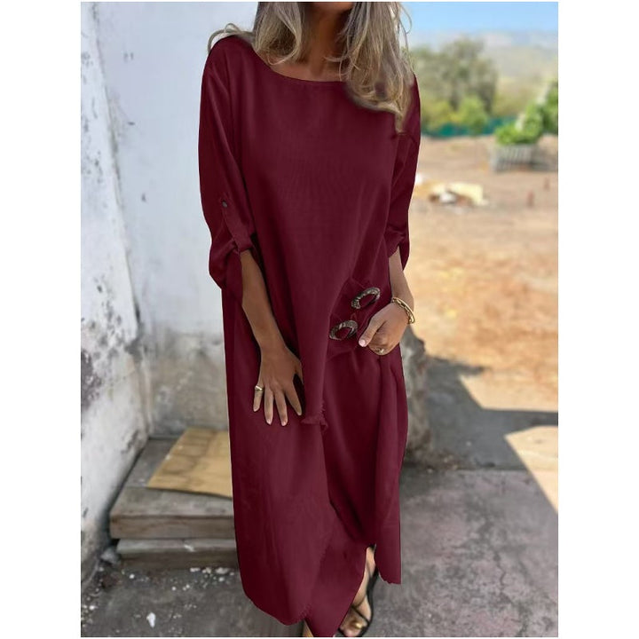 Eleanor | Women's Long Sleeves Robe Style Top and Pants Set