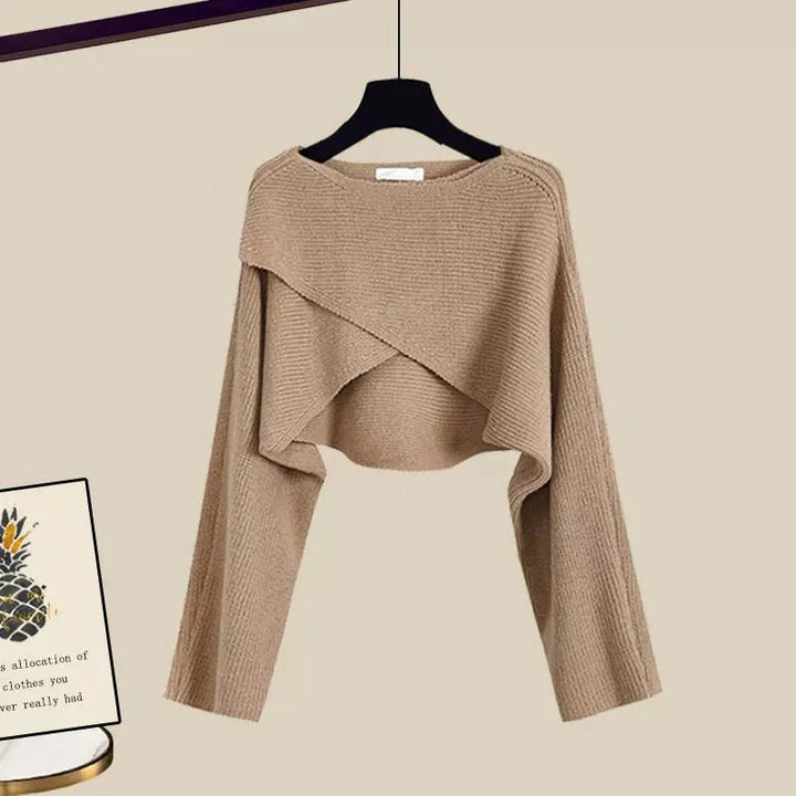 Veronica | Women's Chic 3- Piece High Waist Wide Leg Pant Set
