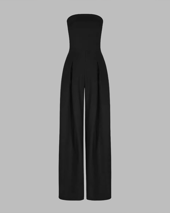 Harlene | Women's Strapless Jumpsuit with Pockets