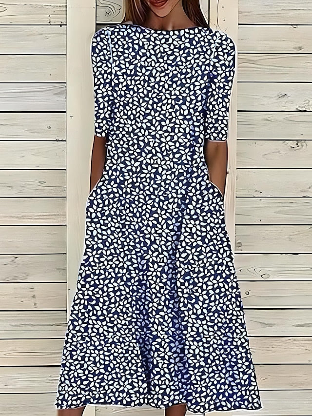 Jossie | Women's Floral A-Line Swing Dress